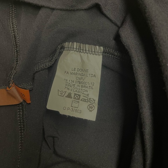 Y2K Women's Black Cotton Yoga Flare Leggings With Waistband Size : Small - Picture 11 of 11